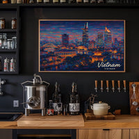 Vietnam Skyline Poster