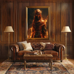 Warrior Of Flames Poster