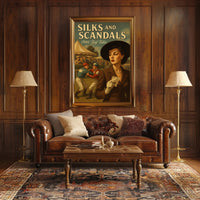 Silks and Scandals: 1946 Turf Tales Sports Poster