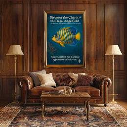 Discover the Charm of the Regal Angelfish Poster