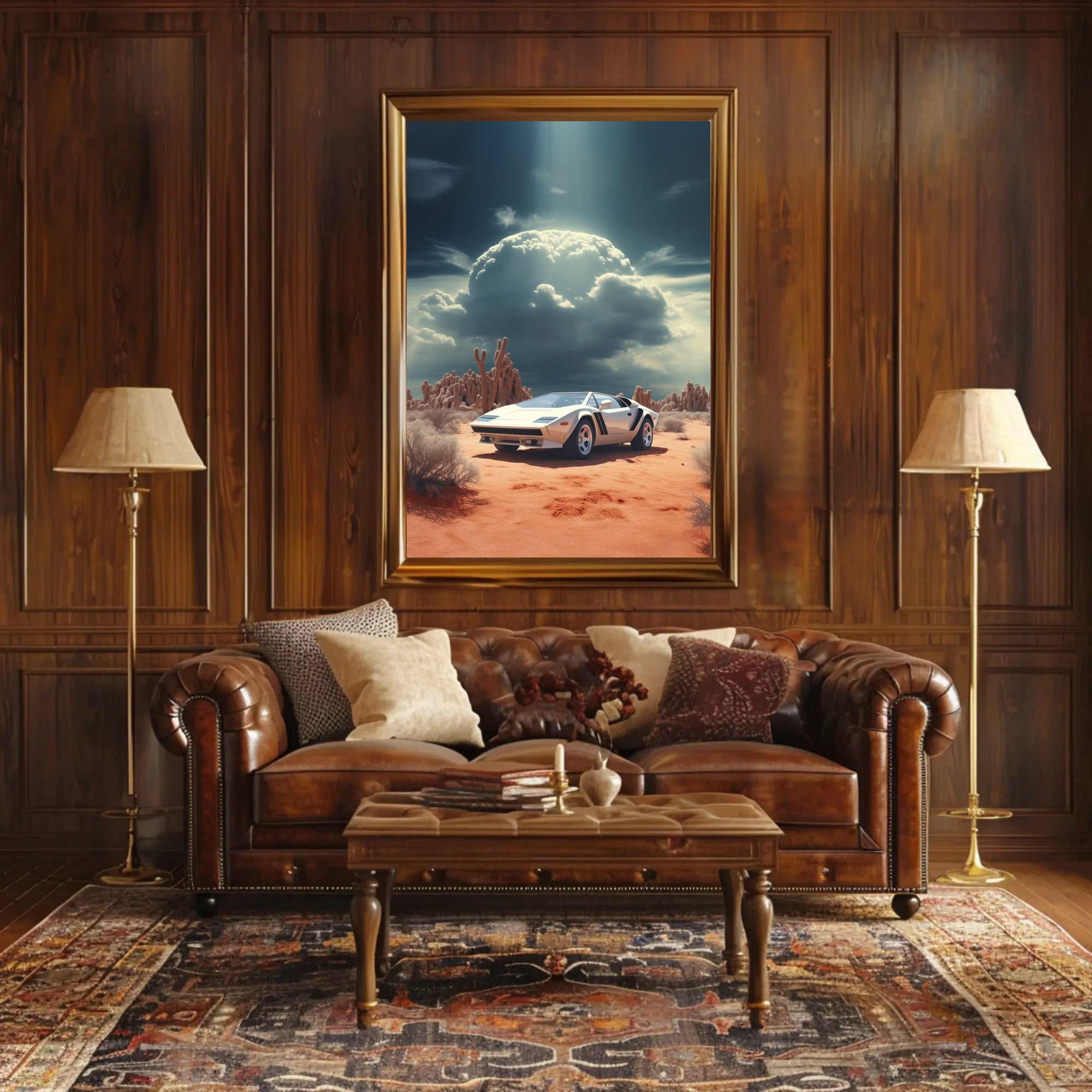 Desert Dream Drive Poster PosterGoat