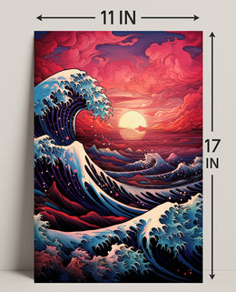 Waves Of Color Poster PosterGoat