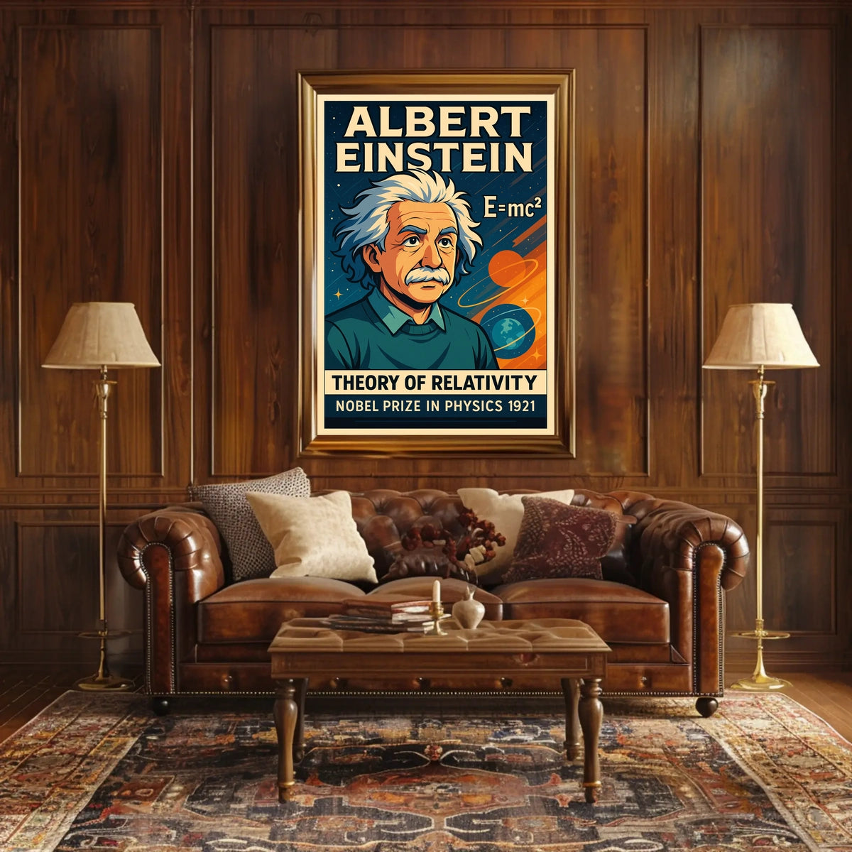 Albert Einstein Nobel Prize In Physics Poster