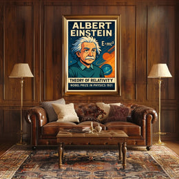 Albert Einstein Nobel Prize In Physics Poster