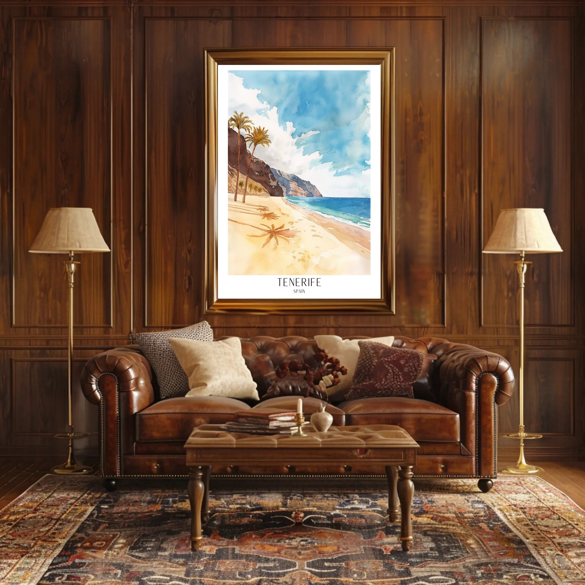 Tenerife Beachscape Poster PosterGoat