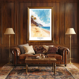 Tenerife Beachscape Poster PosterGoat