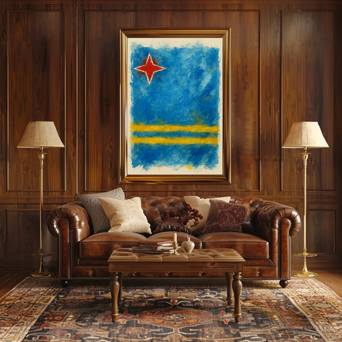 Abstract Flag Design Abstract Poster