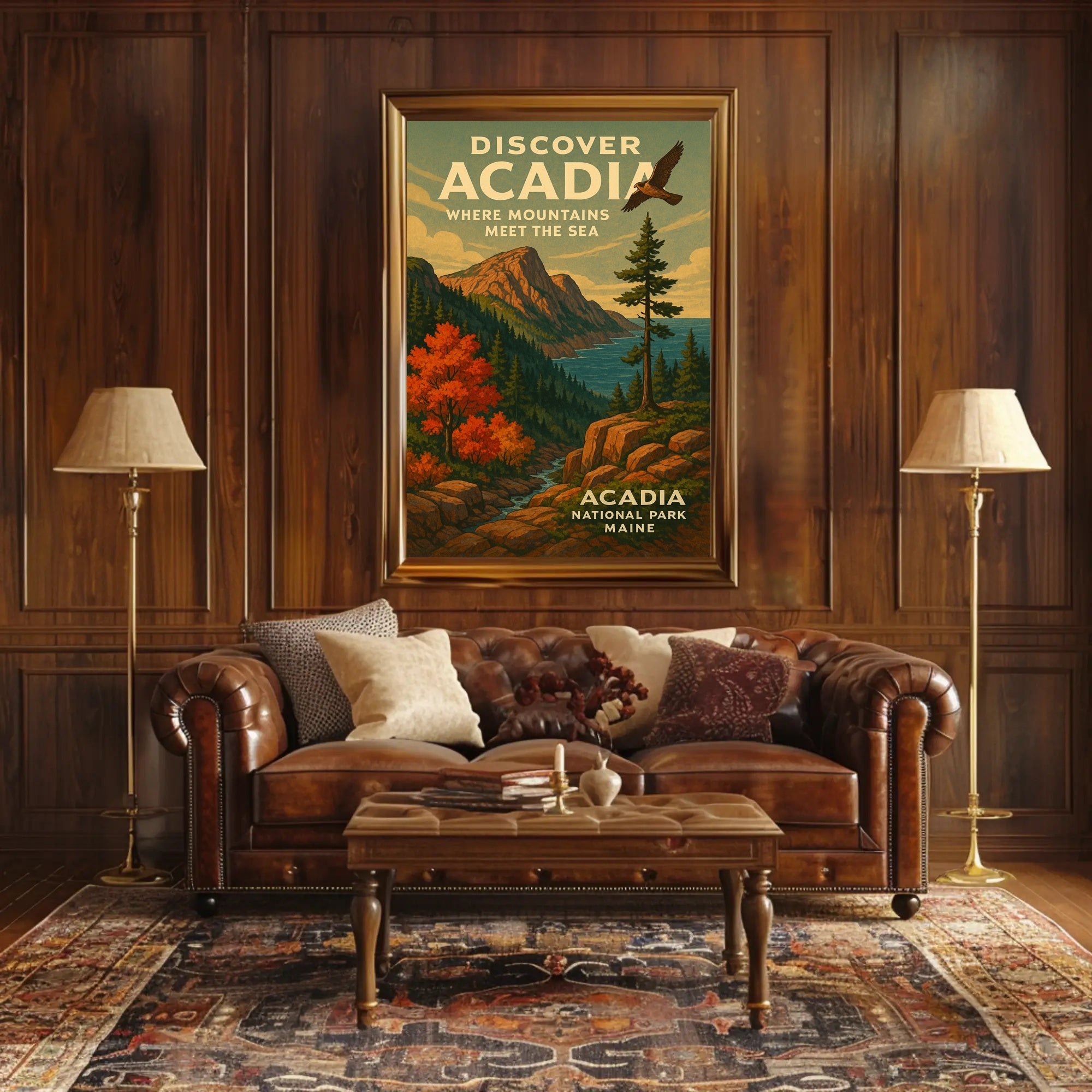 Discover Acadia National Park Wall Art PosterGoat