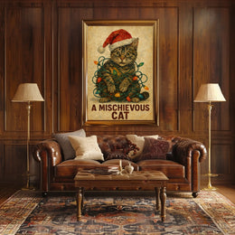 A Mischievous Cat Poster