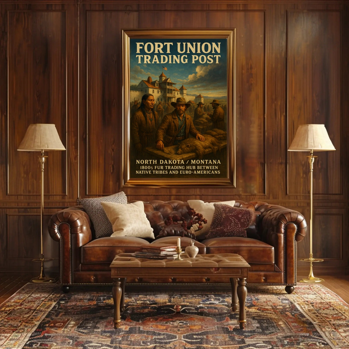 Fort Union Trading Post Poster