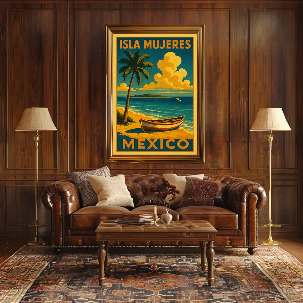 Isla Mujeres Travel Poster