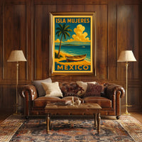 Isla Mujeres Travel Poster