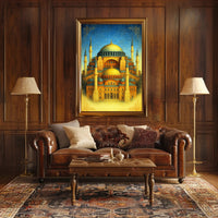 Majestic Architecture of Hagia Sophia Poster PosterGoat