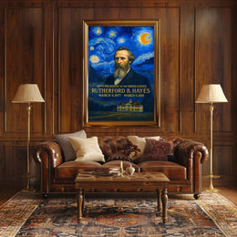 Rutherford B. Hayes 19th President of the United States Presidential Masterpiece Series Poster