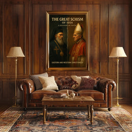 Great Schism 1054 Eastern Western Poster