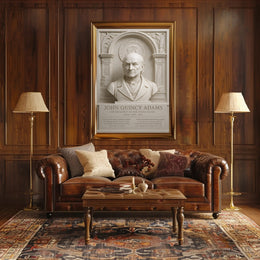 John Quincy Adams Presidential Historical Poster