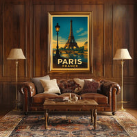 Paris, France Travel Poster