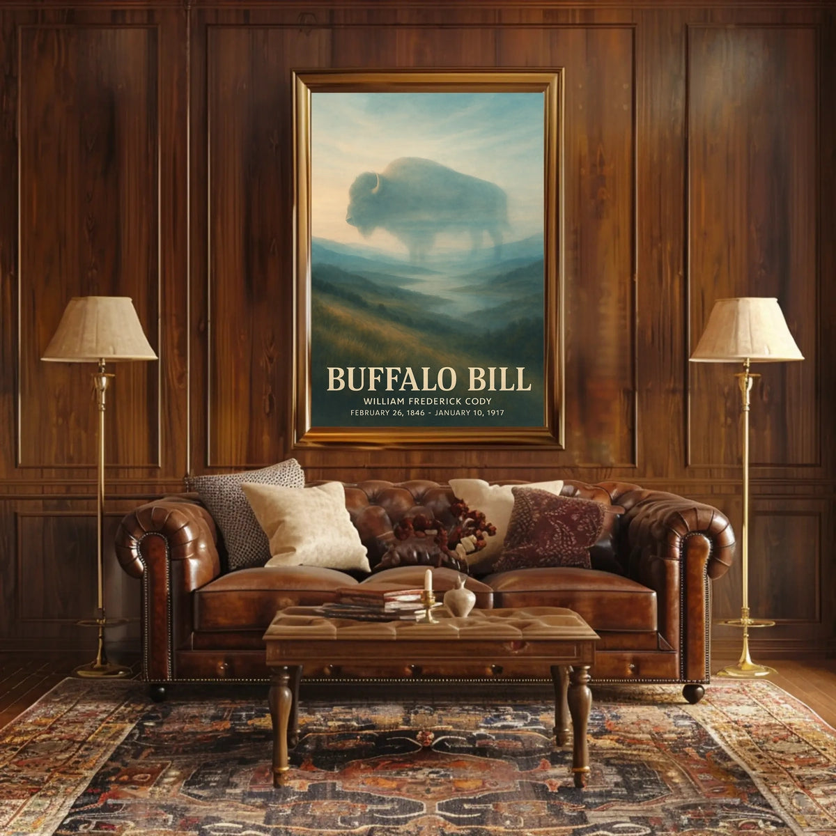 Buffalo Bill Heritage Historical Poster