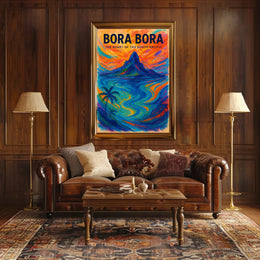 Bora Bora Paradise: Exotic Travel Poster PosterGoat