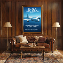 Boeing E-6A Mercury Flight Poster