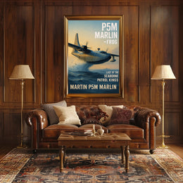 Martin P5M Marlin Seaborne Patrol Kings Poster PosterGoat