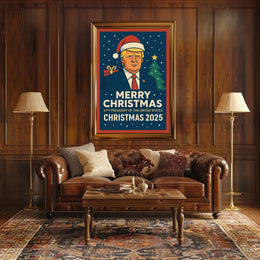 47th President Christmas 2025 Poster