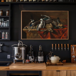 Still Life with Game Animals Artistic Poster