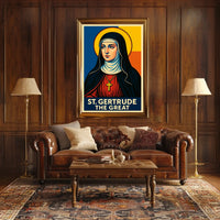 St. Gertrude the Great Poster