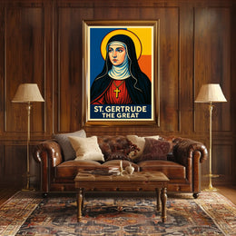 St. Gertrude the Great Poster