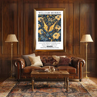 William Morris Butterfly and Floral Heritage Artistic Poster