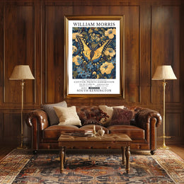 William Morris Butterfly and Floral Heritage Artistic Poster