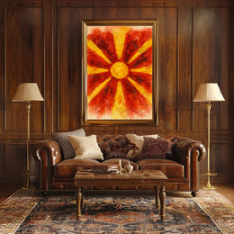 Radiant Sunburst Poster