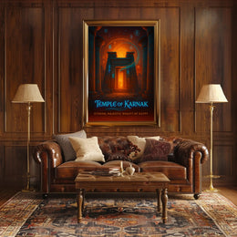 Majestic Temple of Karnak Cultural or Heritage Poster