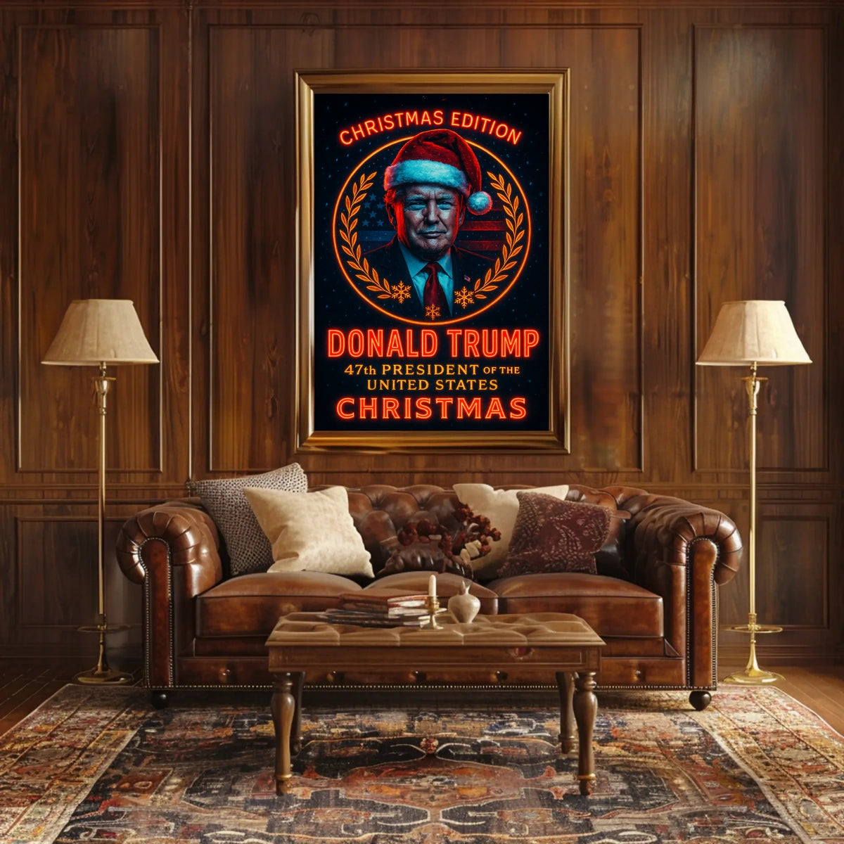 Donald Trump 47Th President Christmas Poster