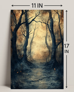 Enchanted Forest Pathway Poster