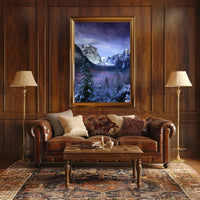 Yosemite Valley Winter Serenity National Park Poster