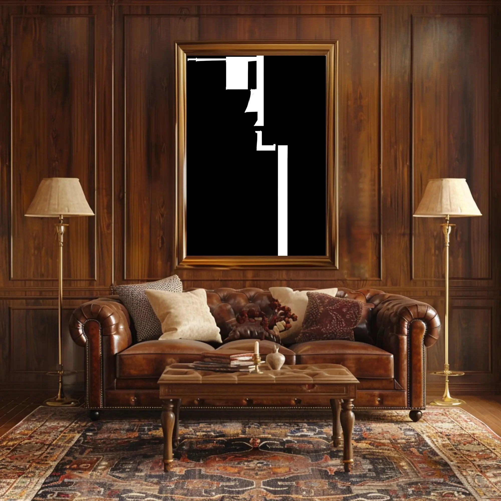 Presidential Silhouette Poster Minimalist Wall Art