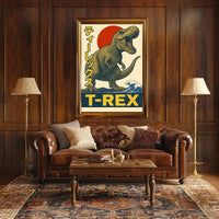 T-Rex Roars Poster PosterGoat