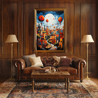 Dreamscape Cityscape Poster