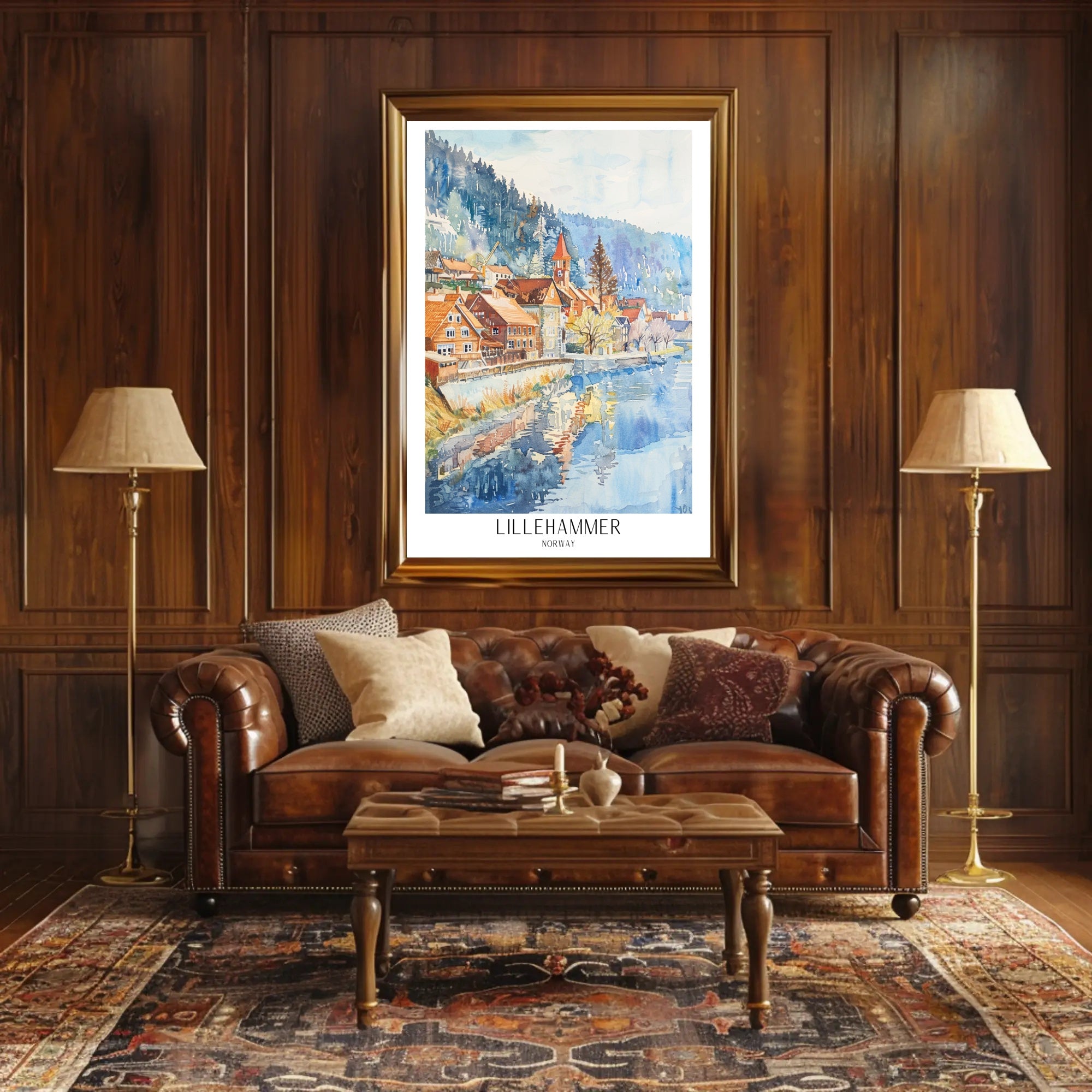 Lillehammer, Norway Poster PosterGoat