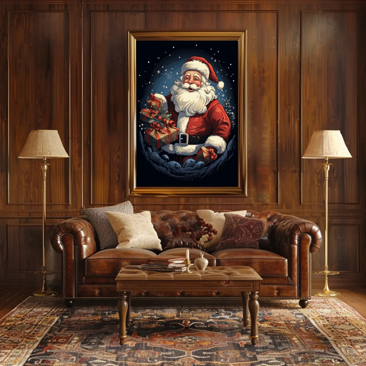 Santa Claus Holiday Cheer Poster