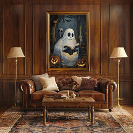 Ghostly Tales in the Pumpkin Patch Poster