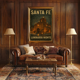 Santa Fe Luminaria Nights Poster