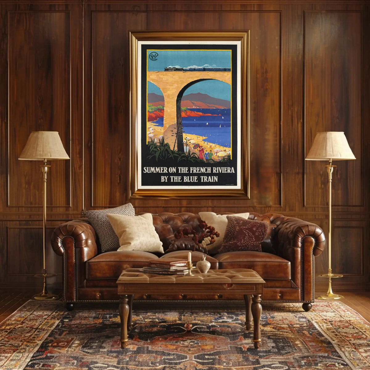 Summer On The French Riviera Poster