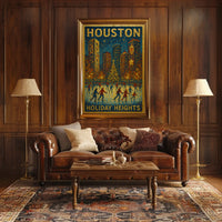 Holiday Heights In Houston Poster