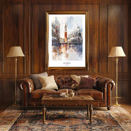 VENICE ARCHITECTURE IMPRESSIONISTIC CITYSCAPE TRAVEL POSTER PosterGoat