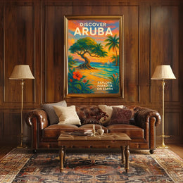 Discover Aruba Tropical Paradise Poster