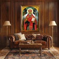 Iconic Religious Figure Poster