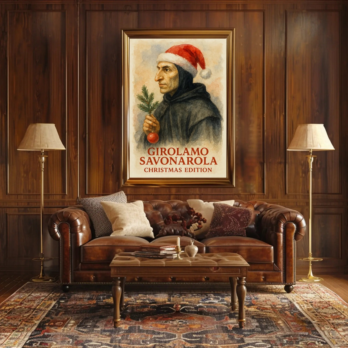 Renaissance Figure with Humorous Twist Historical or Presidential Poster