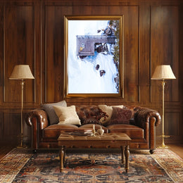 Winter Serenity From Above Poster